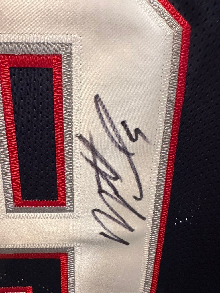 Matthew Judon Signed Patriots Navy Custom Jersey #9 Beckett