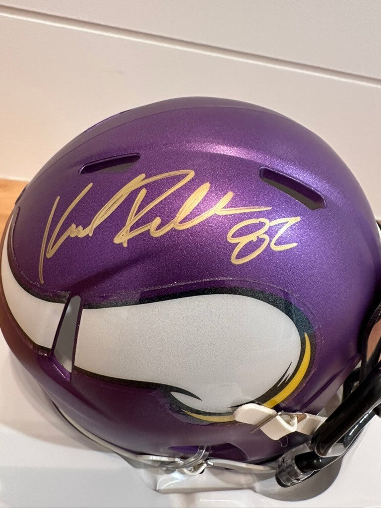 Kyle Rudolph Signed Minnesota Vikings Mini Helmet – Envoy Collectables COA