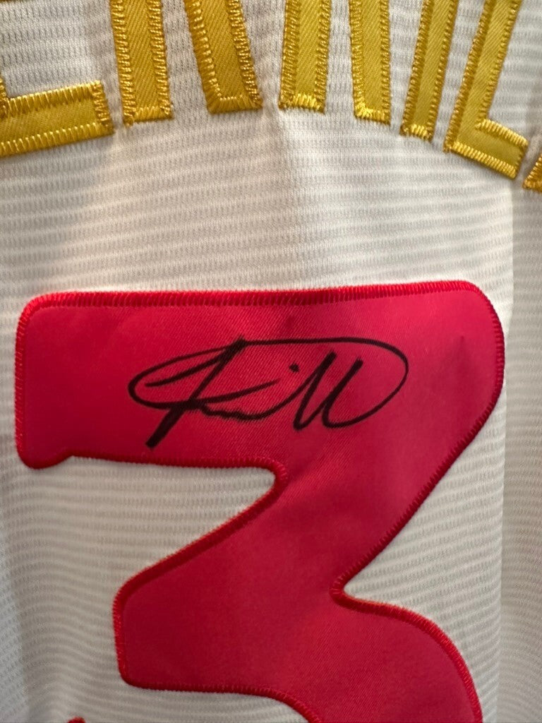 Jackson Merrill Signed Padres Nike City Connect Jersey XL BAS Witnessed