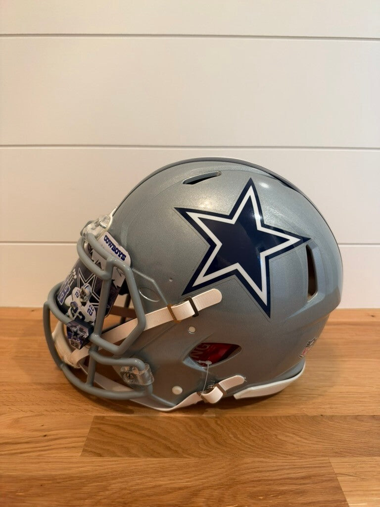 Emmitt Smith Signed Cowboys Authentic Speed Full Size Helmet Beckett Custom