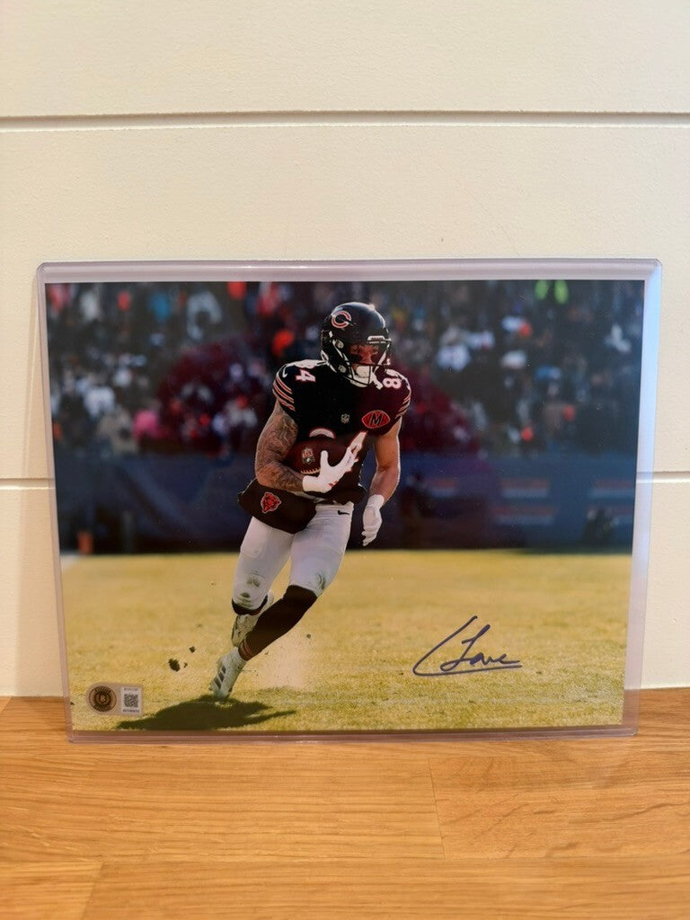 Colston Loveland Signed Chicago Bears 8x10 Photo Beckett BAS Autographed