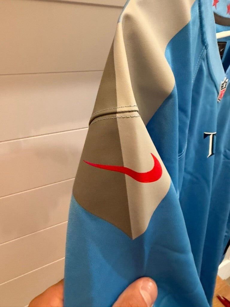 Cam Ward Tennessee Titans Nike Game Jersey Men's 3XL XXXL Light Blue #1