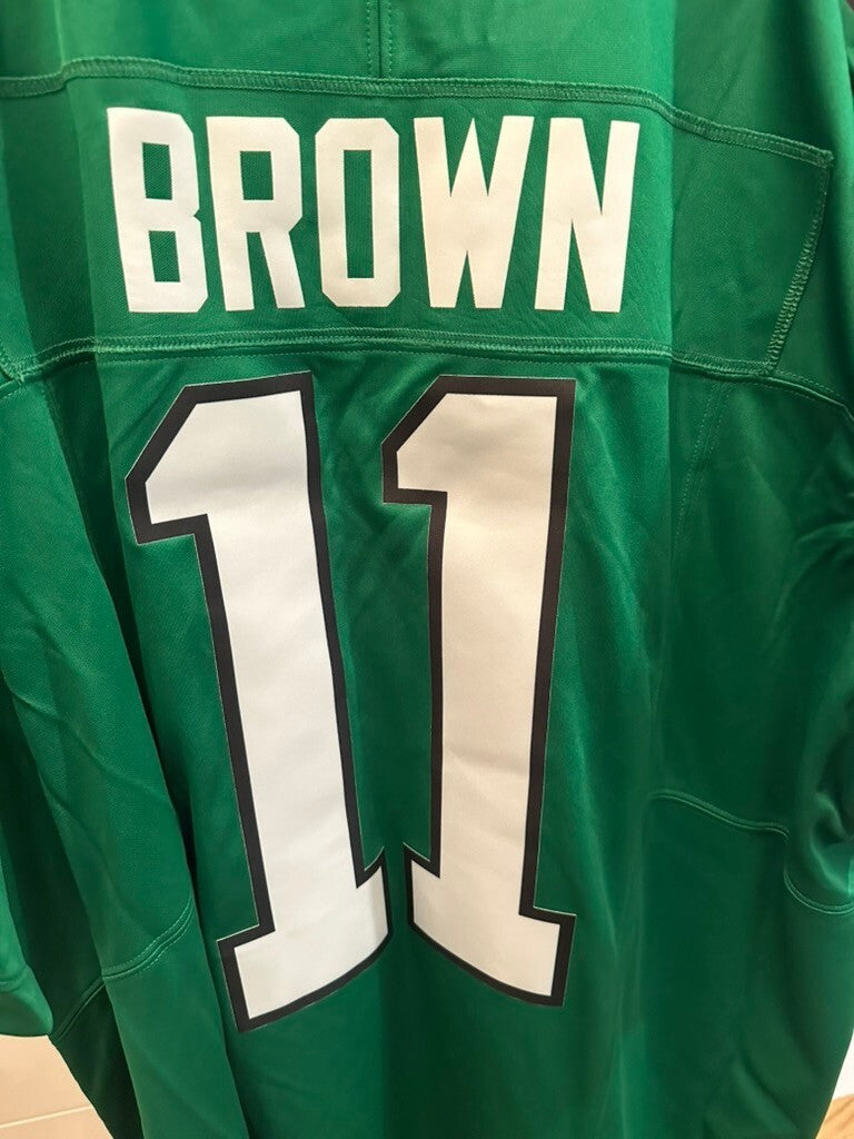 A.J. Brown #11 Philadelphia Eagles Nike Kelly Green Throwback Jersey 3XL NWT