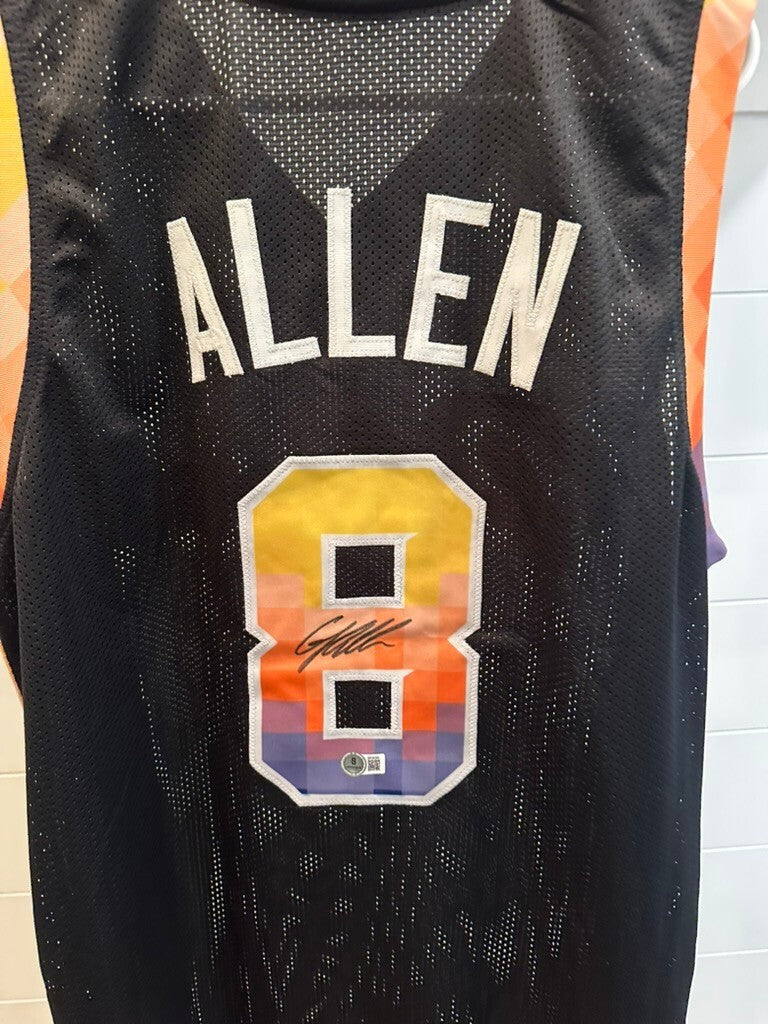Autographed Grayson Allen Phoenix Suns #8 Basketball Jersey with Beckett Authent