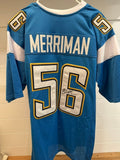 Shawne Merriman Signed San Diego Chargers #56 Jersey JSA COA Autographed