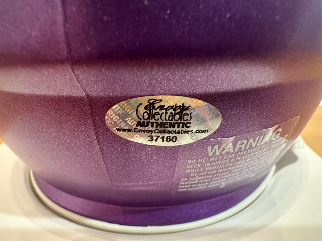 Kyle Rudolph Signed Minnesota Vikings Mini Helmet – Envoy Collectables COA