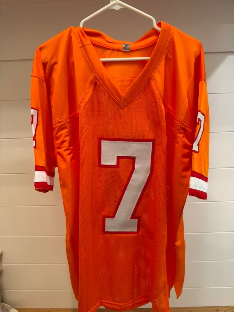 Bucky Irving Signed Tampa Bay Buccaneers Creamsicle Custom Jersey Beckett BAS
