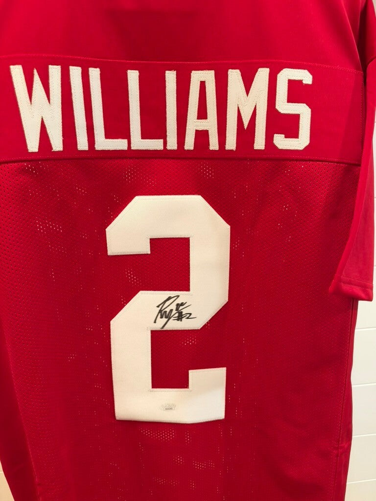 Ryan Williams Signed Alabama Crimson Custom #2 Jersey JSA Signature Debut COA