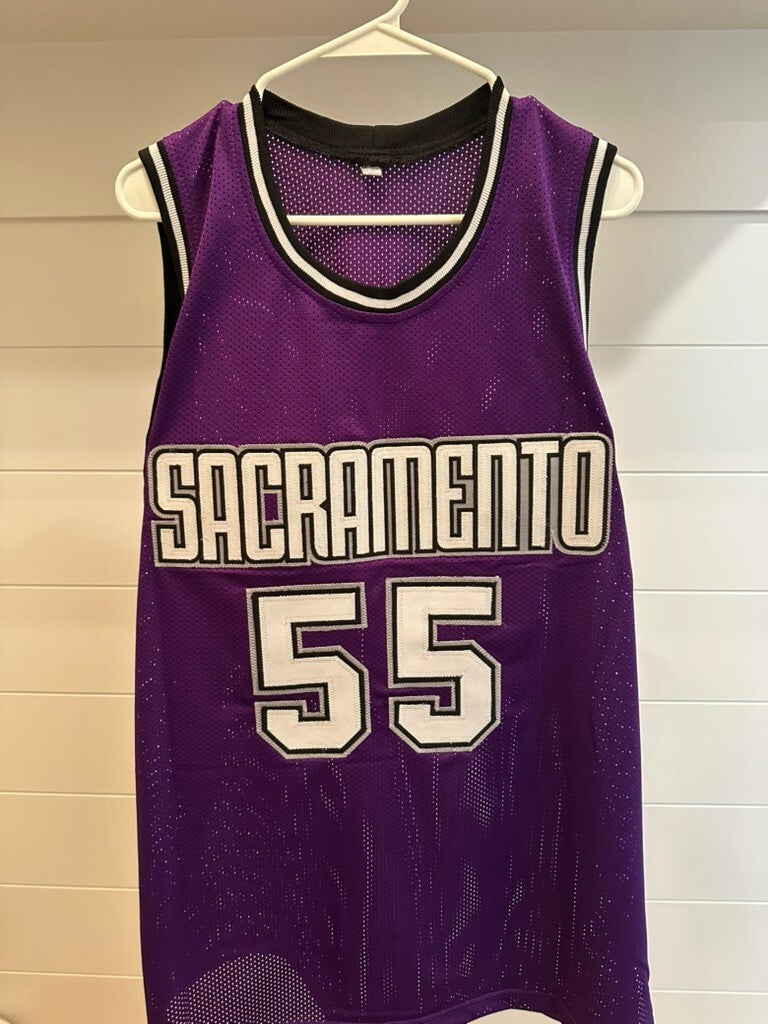 Jason Williams Signed Sacramento Kings Custom Purple Jersey #55 JSA COA