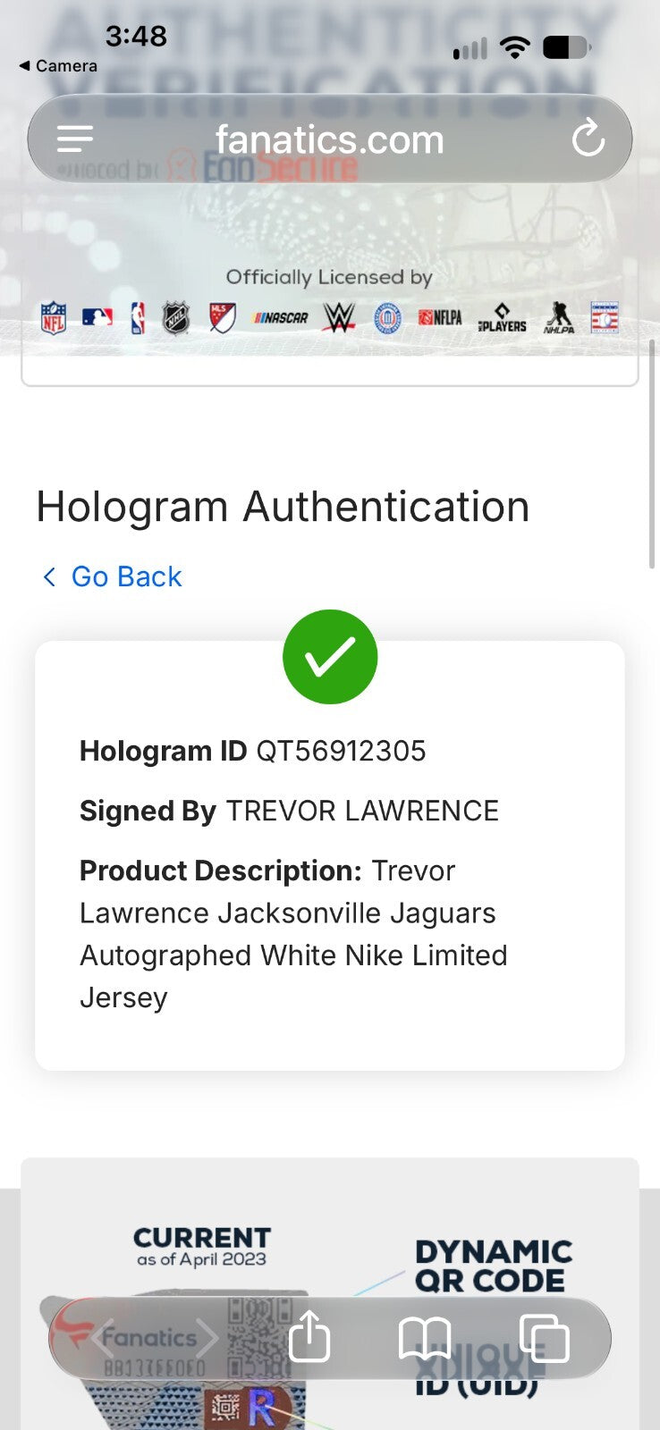 Trevor Lawrence Signed Jaguars Nike Limited Jersey White Large Fanatics