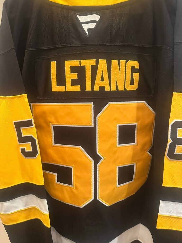 Kris Letang #58 Pittsburgh Penguins Fanatics Authentic Pro Jersey Size 56 NWT
