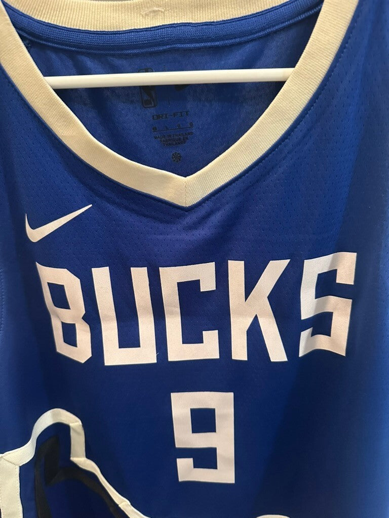 Bobby Portis Jr Signed Milwaukee Bucks Nike City Edition Jersey JSA