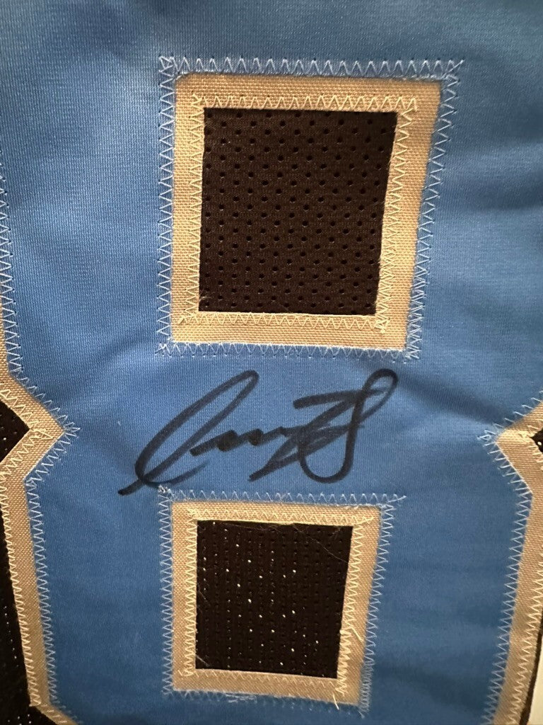 Isaac TeSlaa Signed Detroit Lions Black Custom Jersey #18 Beckett