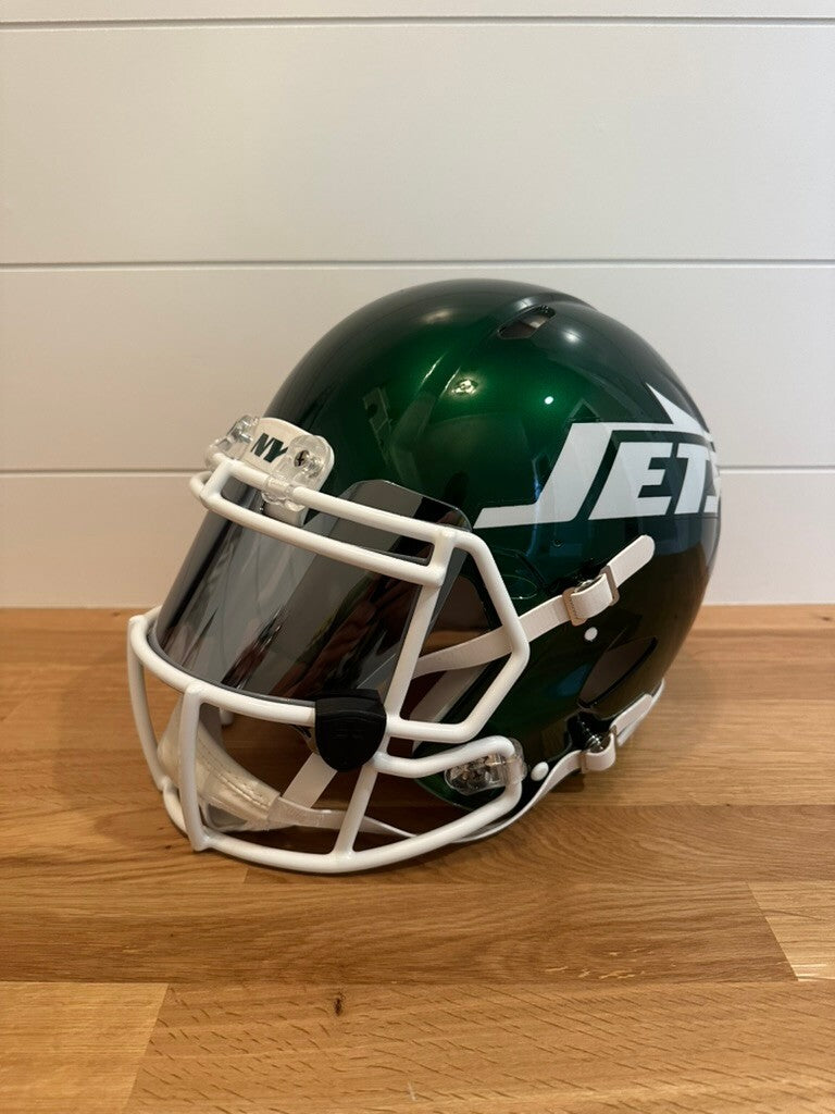 Breece Hall Braelon Allen Signed Jets Full Size Speed Authentic Helmet Fanatics