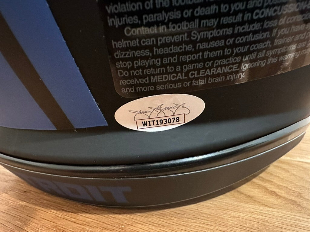 Kenny Golladay Signed Detroit Lions Full-Size Black Helmet – JSA Witnessed