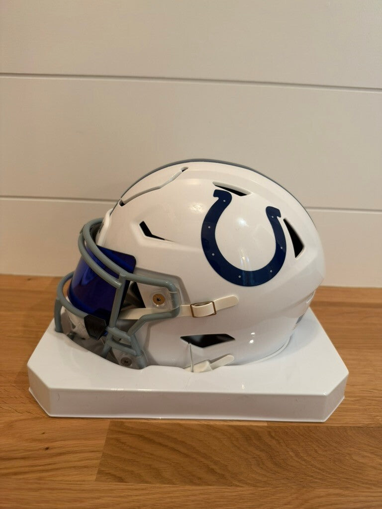 Jonathan Taylor Signed Colts Riddell SpeedFlex MIDI Helmet Metabilia Blue Visor