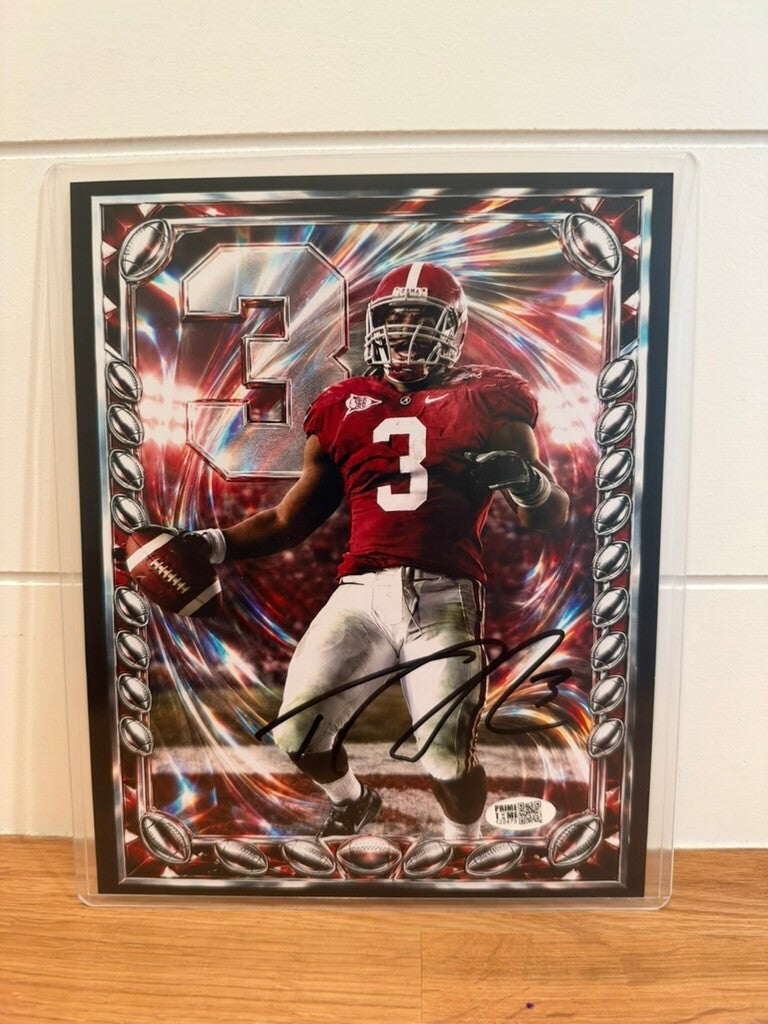 Trent Richardson Signed Alabama Crimson Tide 8x10 Photo Prime Time Authenticated
