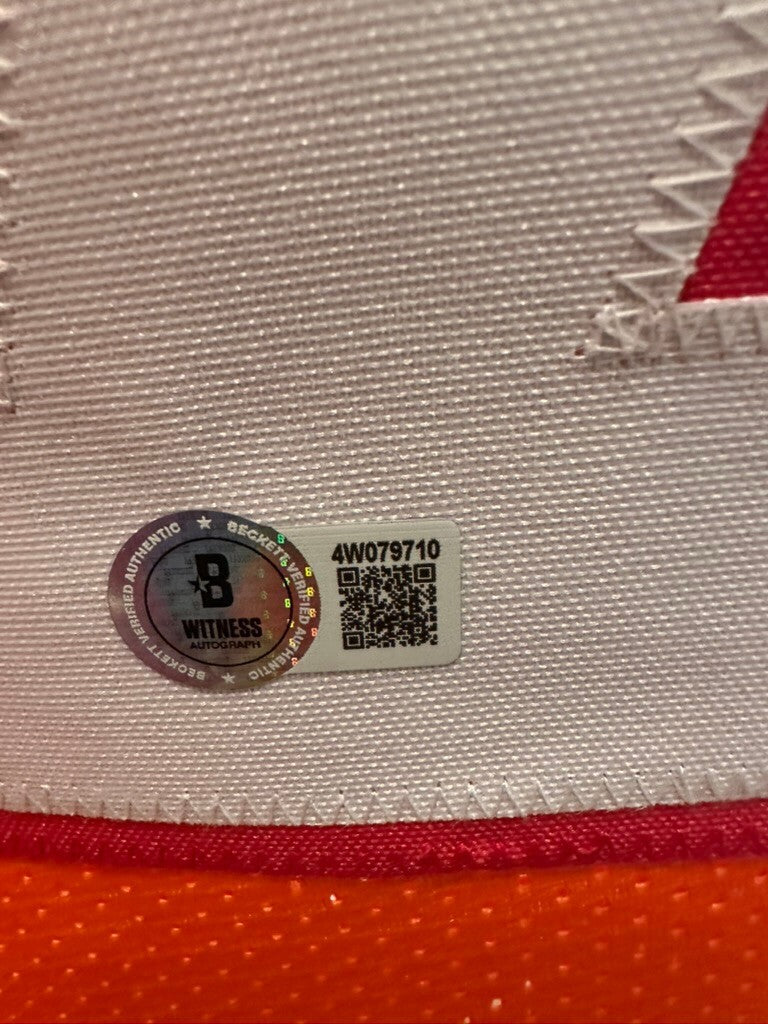 Bucky Irving Signed Buccaneers Creamsicle Jersey Beckett Witnessed