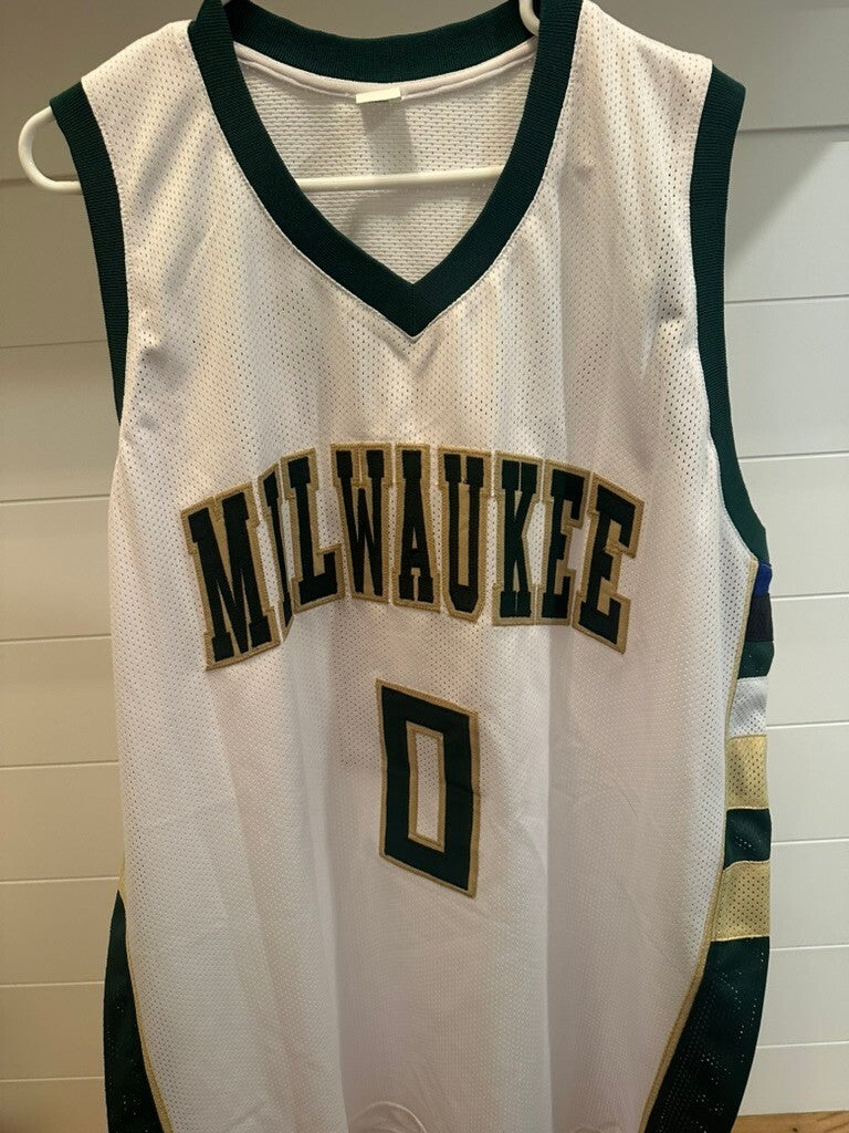 Damian Lillard Signed Milwaukee Bucks #0 Jersey JSA Authenticated