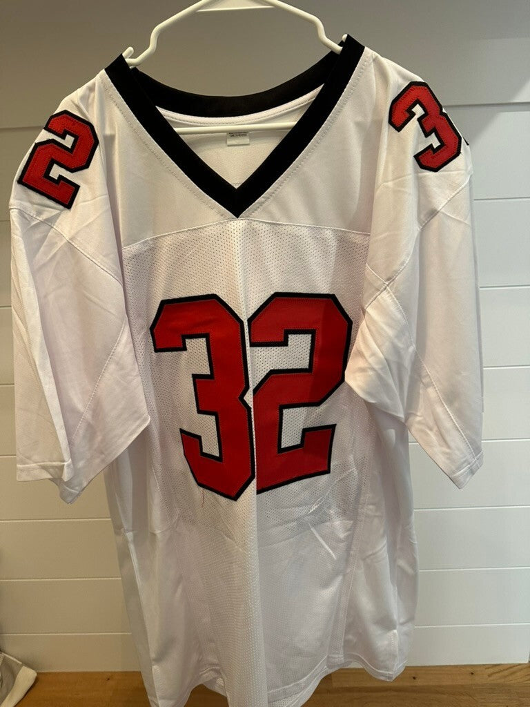 Jamal Anderson #32 Signed Atlanta Falcons Jersey Beckett Witnessed BAS