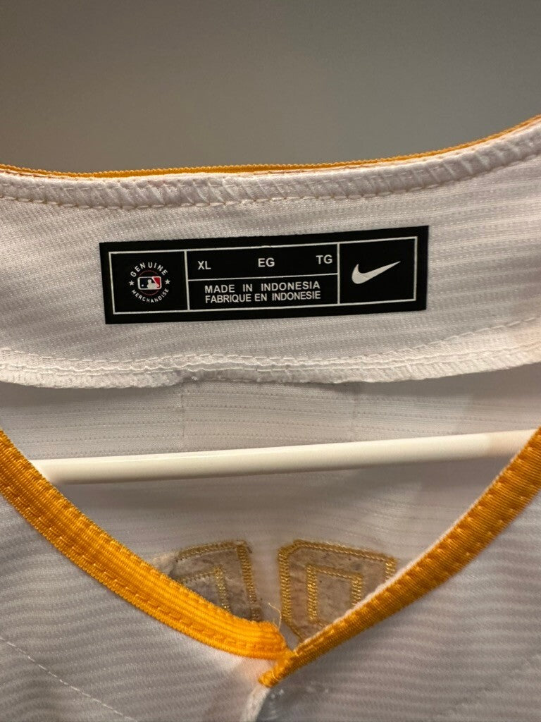 Jackson Merrill Signed Padres Nike City Connect Jersey XL BAS Witnessed