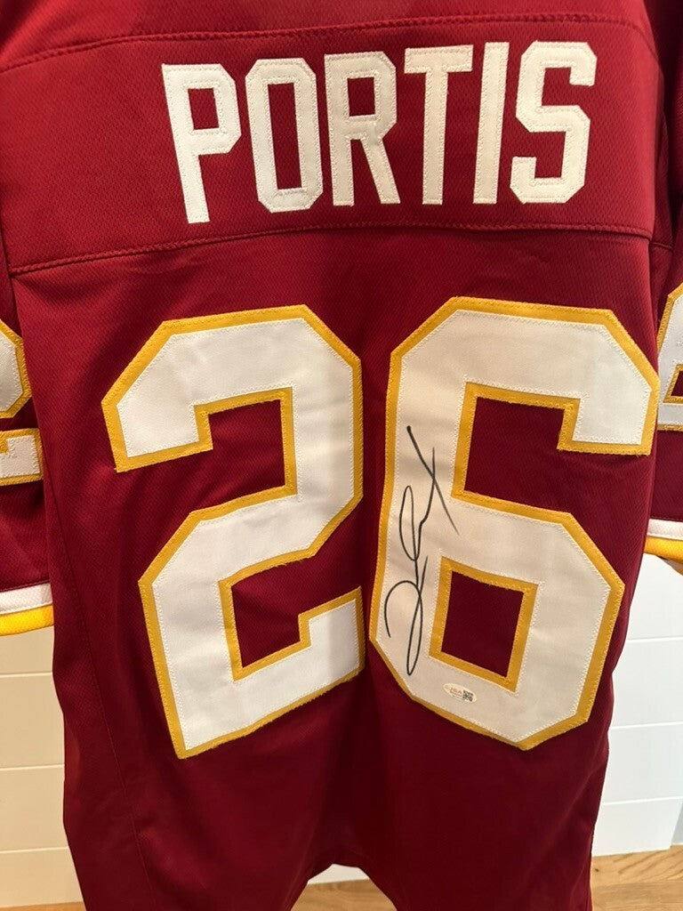 Clinton Portis Signed Washington Redskins Custom #26 Jersey XL JSA