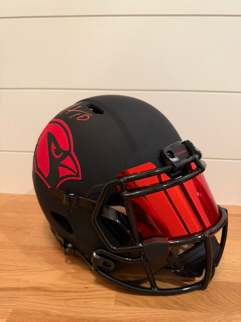 DeAndre Hopkins Signed Cardinals Eclipse Authentic Full Size Helmet Beckett