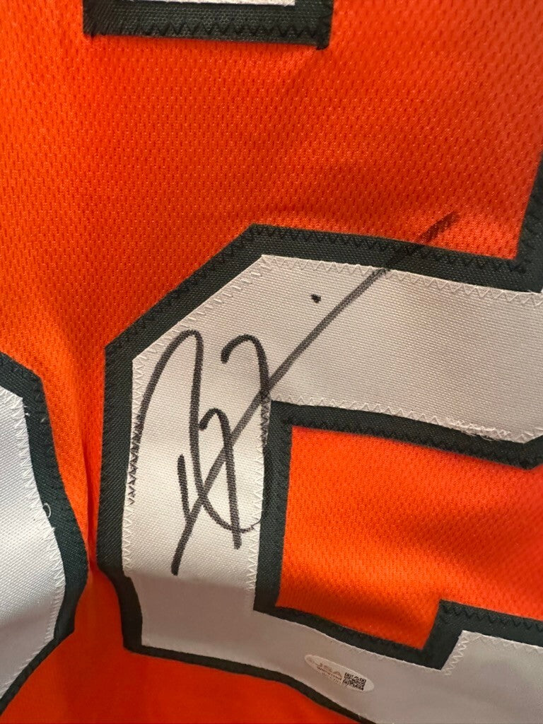 Ray Lewis Signed Miami #52 Jersey JSA Witness