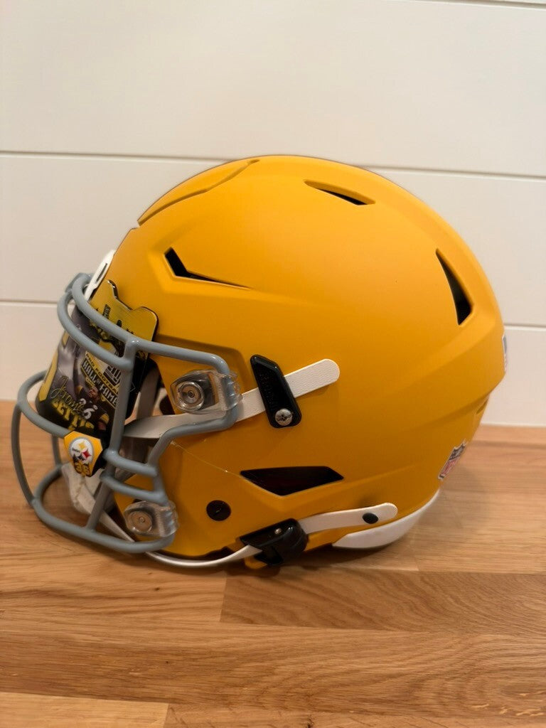 Jerome Bettis Signed Steelers Yellow Full Size SpeedFlex Helmet Beckett Visor