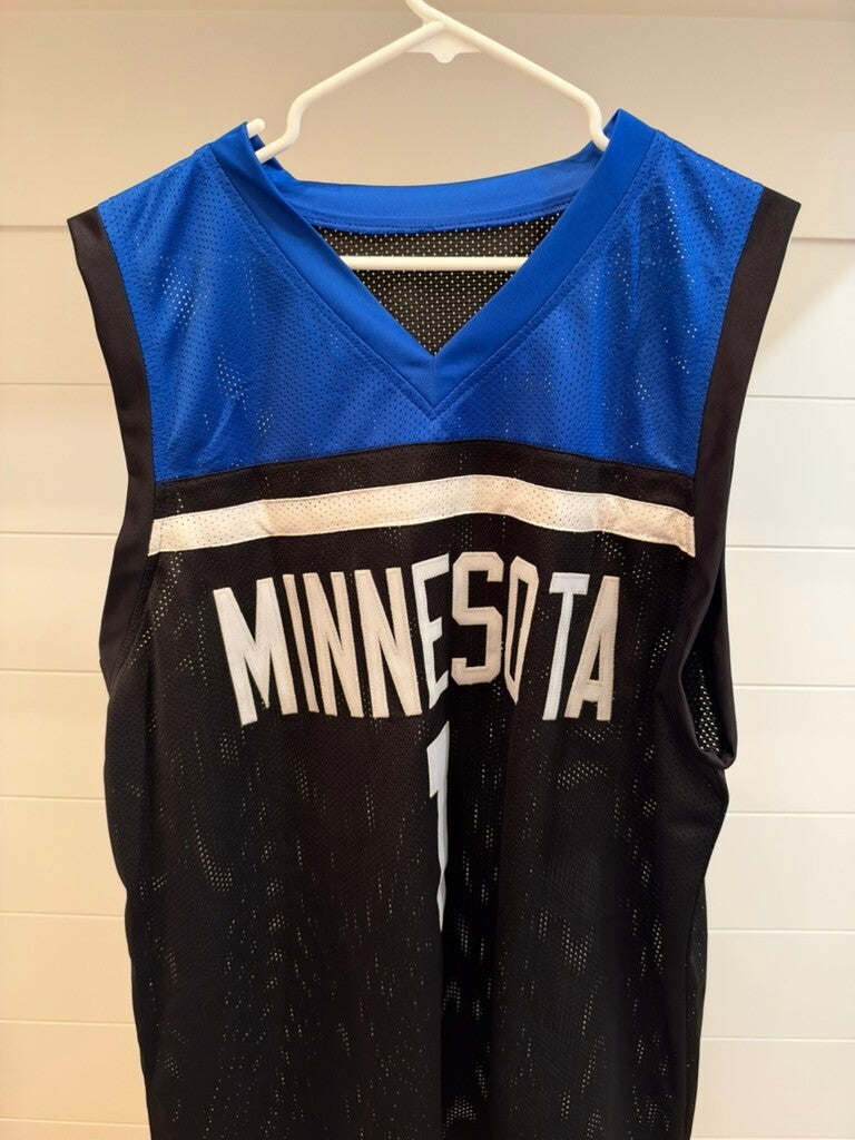 Anthony Edwards Signed Minnesota Timberwolves #1 Custom Jersey Beckett BAS