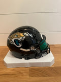 Travis Hunter Signed Jaguars SpeedFlex MIDI Helmet Beckett Teal Visor