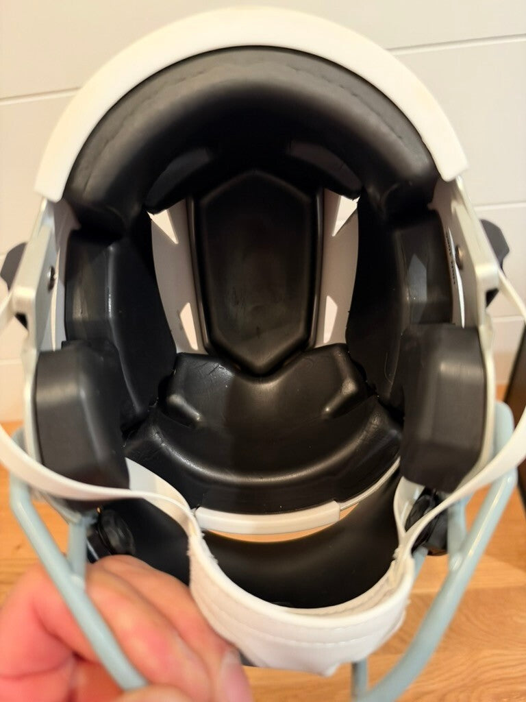 Maxx Crosby Signed Raiders Riddell SpeedFlex MIDI Helmet Fanatics Visor & Box