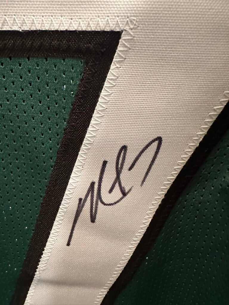 Michael Vick Signed Philadelphia Eagles Green Custom Jersey XL Beckett BAS