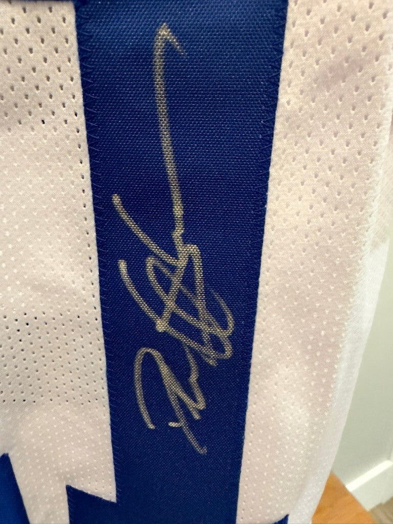 Deion Sanders Signed Dallas Cowboys Custom Jersey XL White Beckett Witness