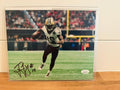 Ted Ginn Jr Signed 8x10 Photo New Orleans Saints #19 Autograph JSA Witnessed