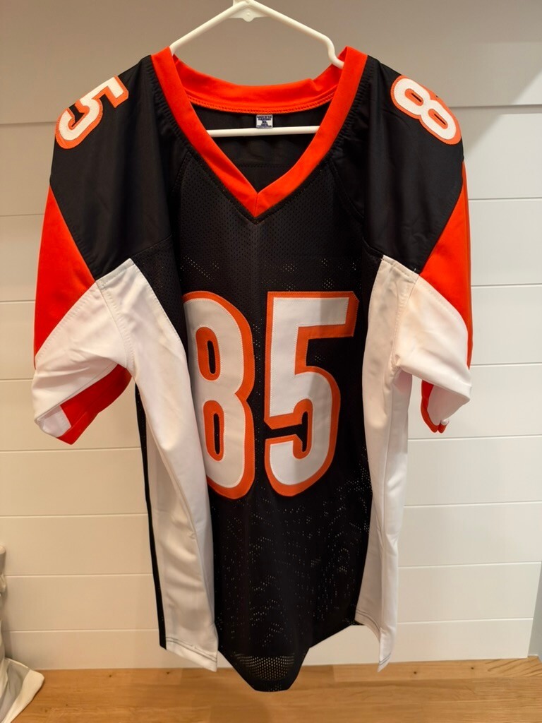 Chad Johnson Ochocinco Signed Bengals Custom Jersey XL Black Beckett BAS