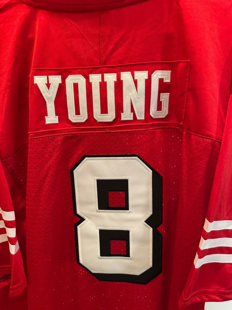 Mitchell & Ness NFL 1990 Steve Young #8 Replica Jersey Red XXXL