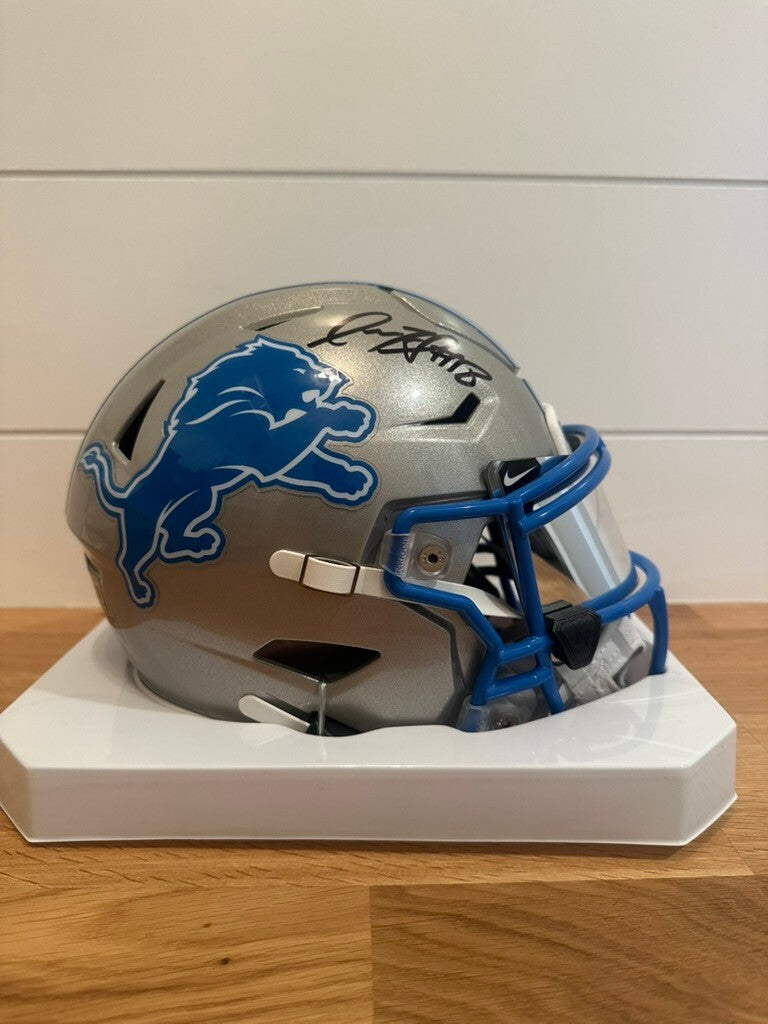 Isaac TeSlaa Signed Lions SpeedFlex MIDI Helmet Beckett Mirrored Visor