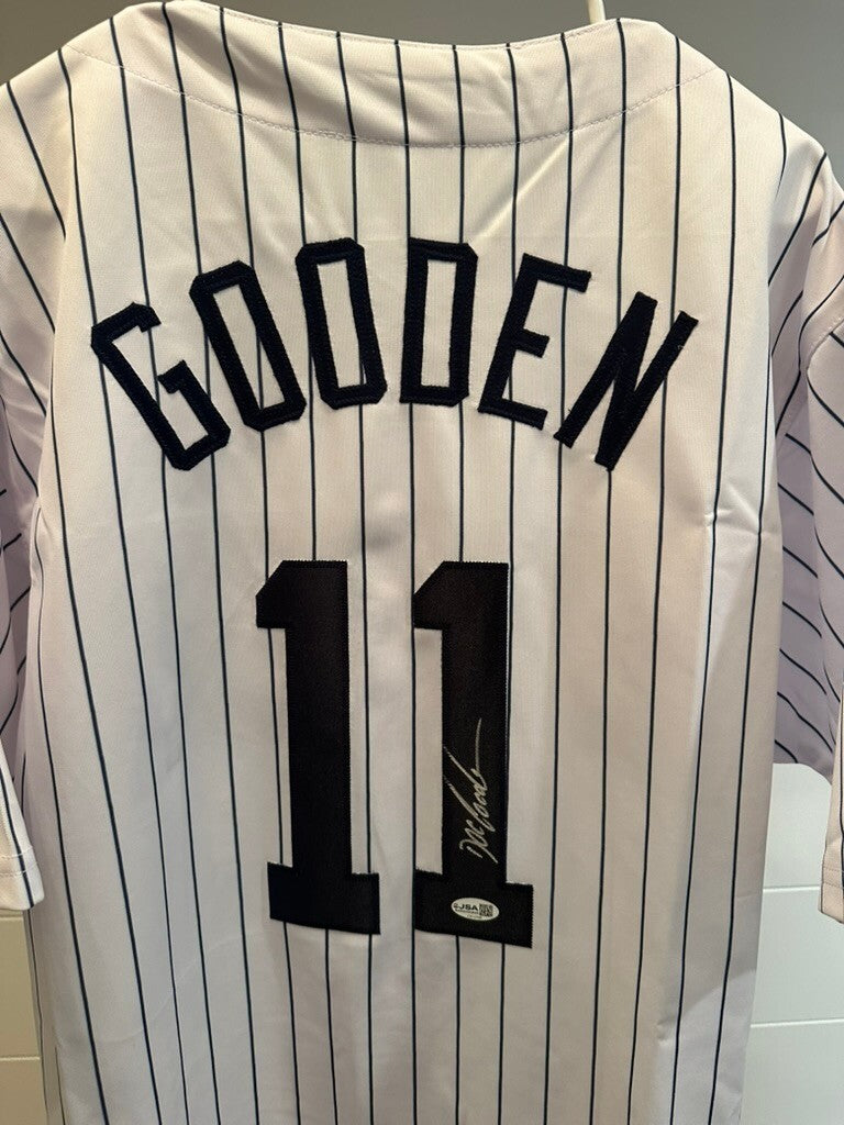 Dwight “Doc” Gooden Signed New York Yankees #11 Pinstripe Jersey JSA COA