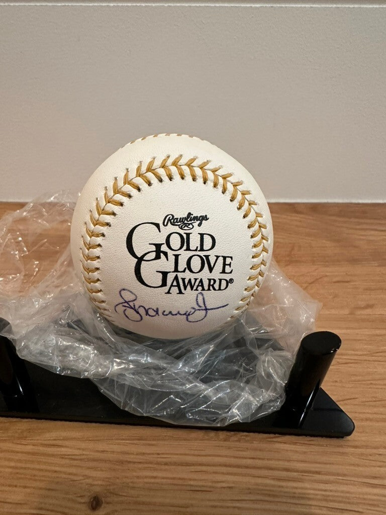 Andruw Jones Signed Rawlings Gold Glove Baseball JSA Braves HOF 2026