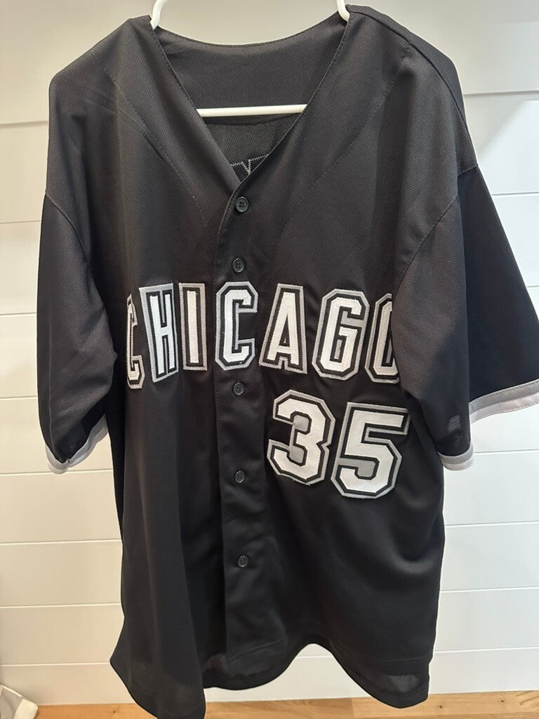 Frank Thomas Signed Chicago White Sox #35 Jersey – JSA Witnessed
