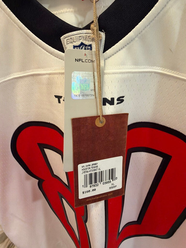 Andre Johnson Signed Texans Mitchell & Ness Jersey XL HOF 24 Fanatics