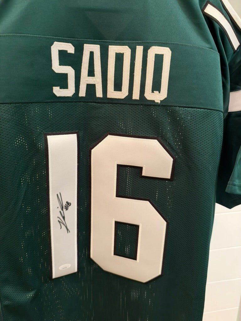 Kenyon Sadiq Signed New York Jets Green #16 Custom Jersey JSA Signature Debut