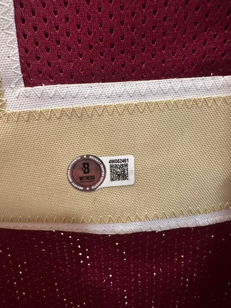 Asante Samuel Jr Signed Florida State Garnet Custom Jersey #26 Beckett