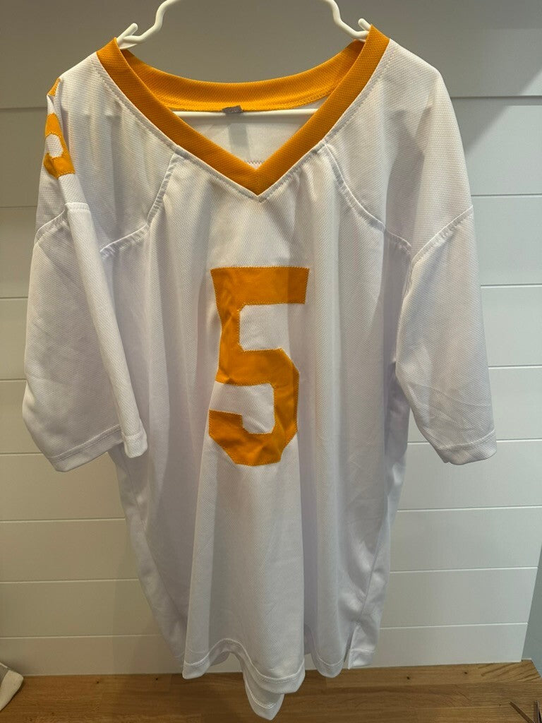 TK Keys #5 Signed Tennessee Volunteers Jersey 5-Star WR Witness Auth