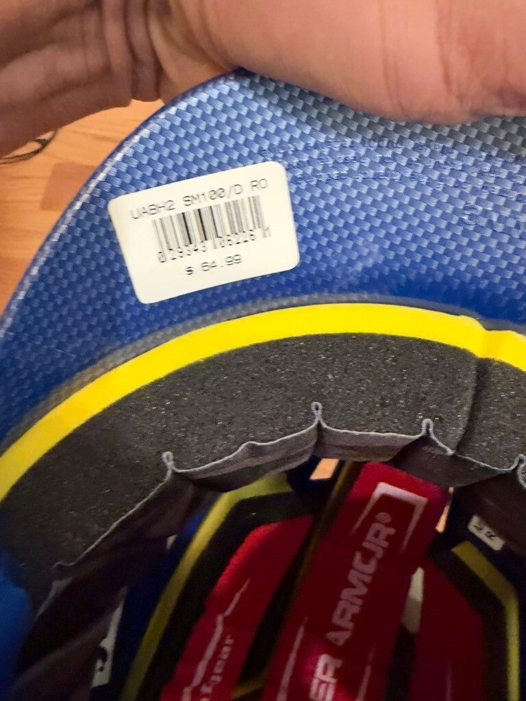 Dellin Betances Signed Under Armour Full Size Batting Helmet Leaf Witnessed