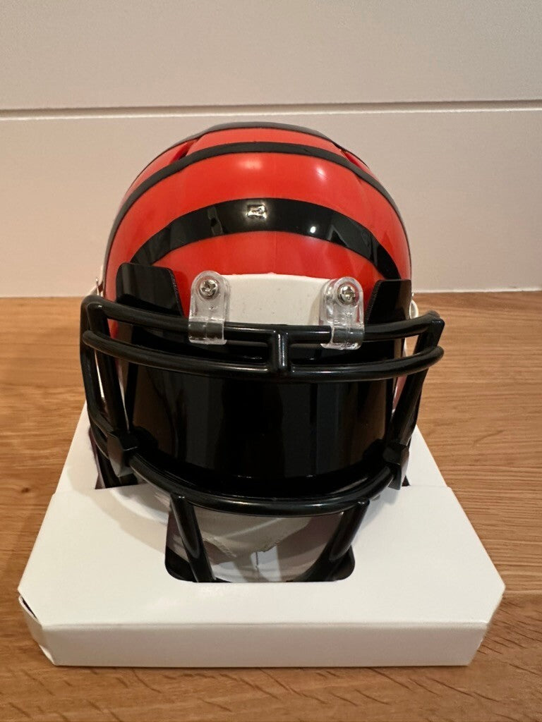 Chase Brown Bengals Signed Speed Mini Helmet Fanatics
