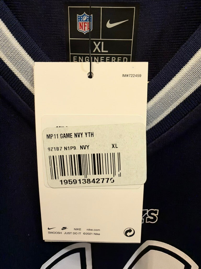 Nike Micah Parsons #11 Dallas Cowboys Navy Game Jersey Youth XL NWT