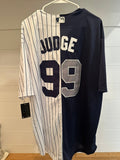 Nike New York Yankees Aaron Judge #99 Split Design Baseball Jersey XXL