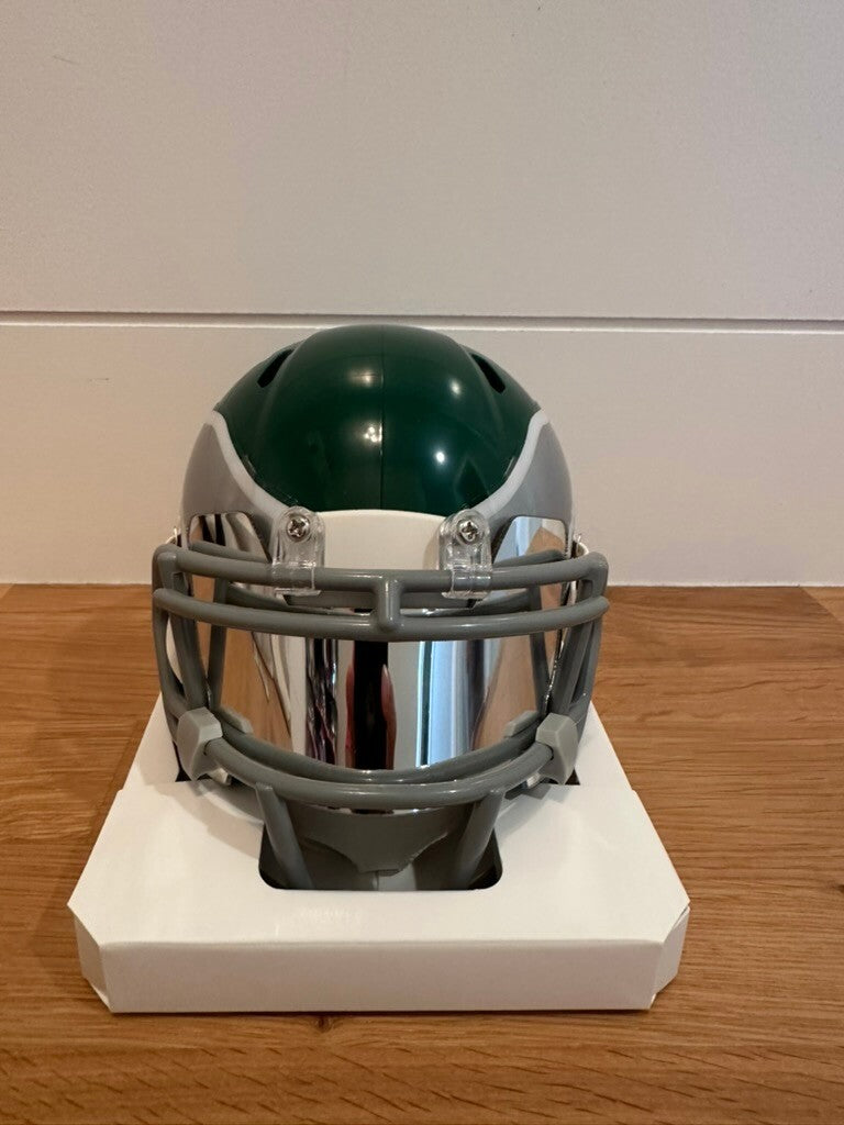 Michael Vick Signed Eagles Riddell Speed Mini Helmet JSA Witnessed WB615669